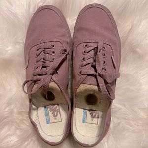 Vans  women’s mauve tennis shoes